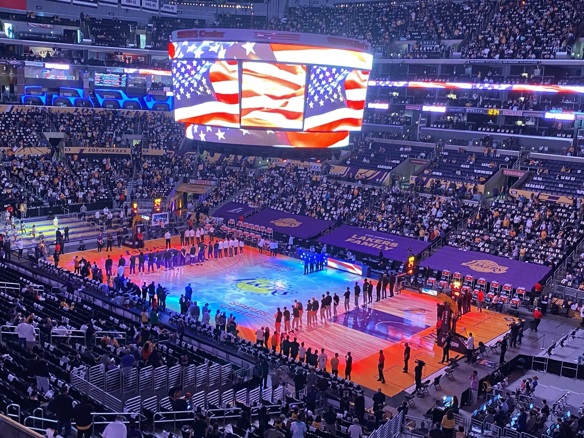 LA Lakers vs. Phoenix Suns@Staples Center－NBAバスケットボールの